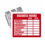 Business Hour Sign Kit 