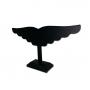 Earring Wing Display 10 Piece | Black Leatherette