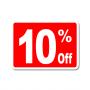 Sign "10% Off" Card