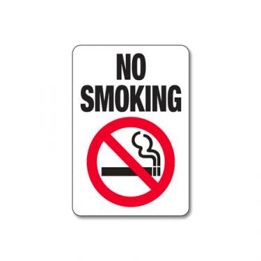 Sign "No Smoking" Card