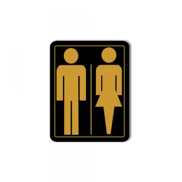 Sign Unisex Washroom Card