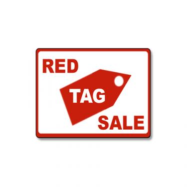 Sign "Red Tag Sale" Card