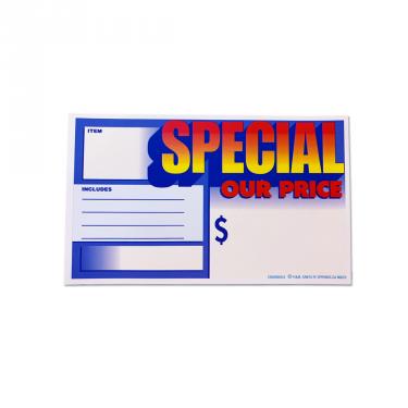 Our Special Price Sign Pack of 100 Piece