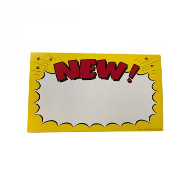 New Sign Pack of 100 Piece